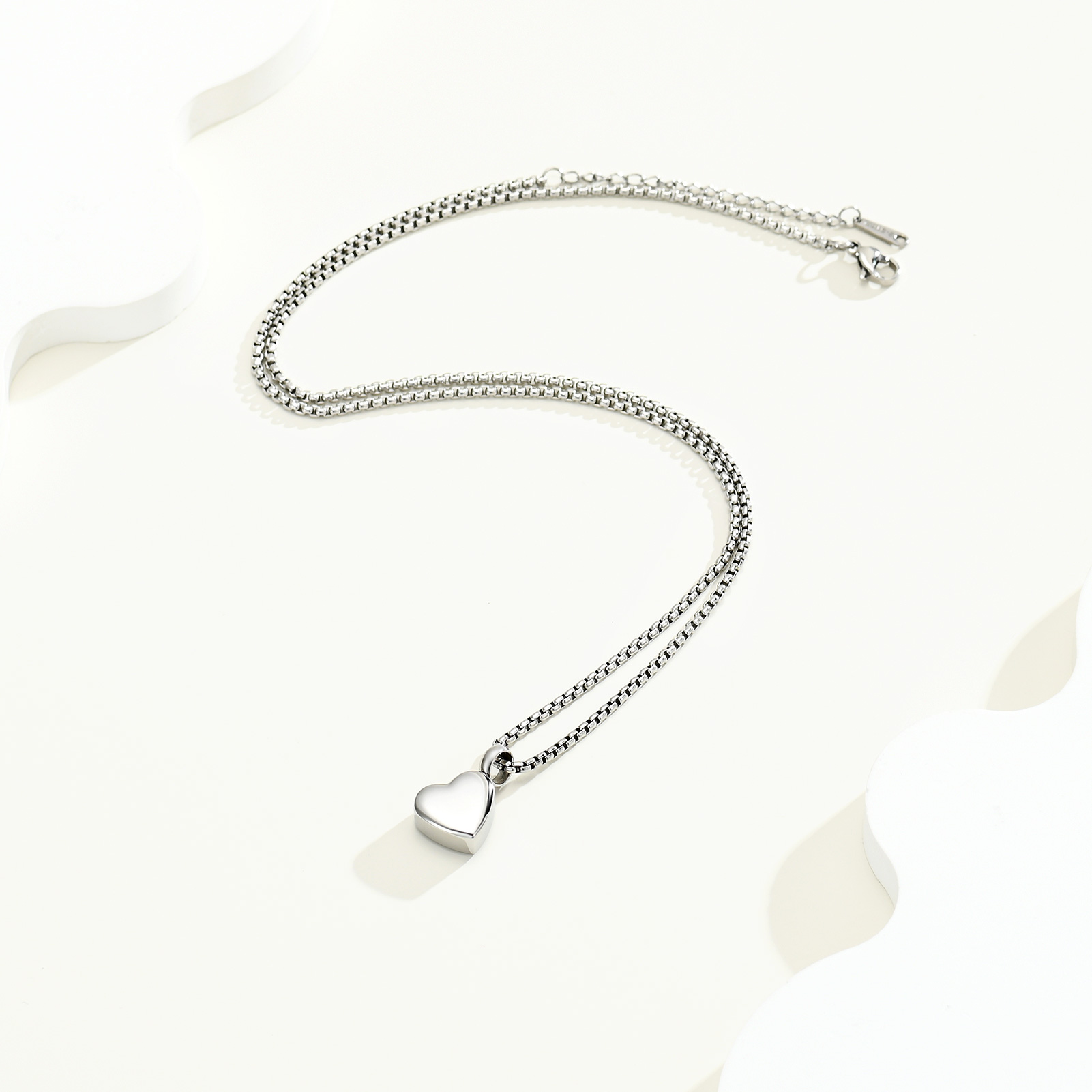 Stainless Steel Heart Urn Pendant Memorial Necklace For Ashes Jewellery Charm - Picture 37 of 37