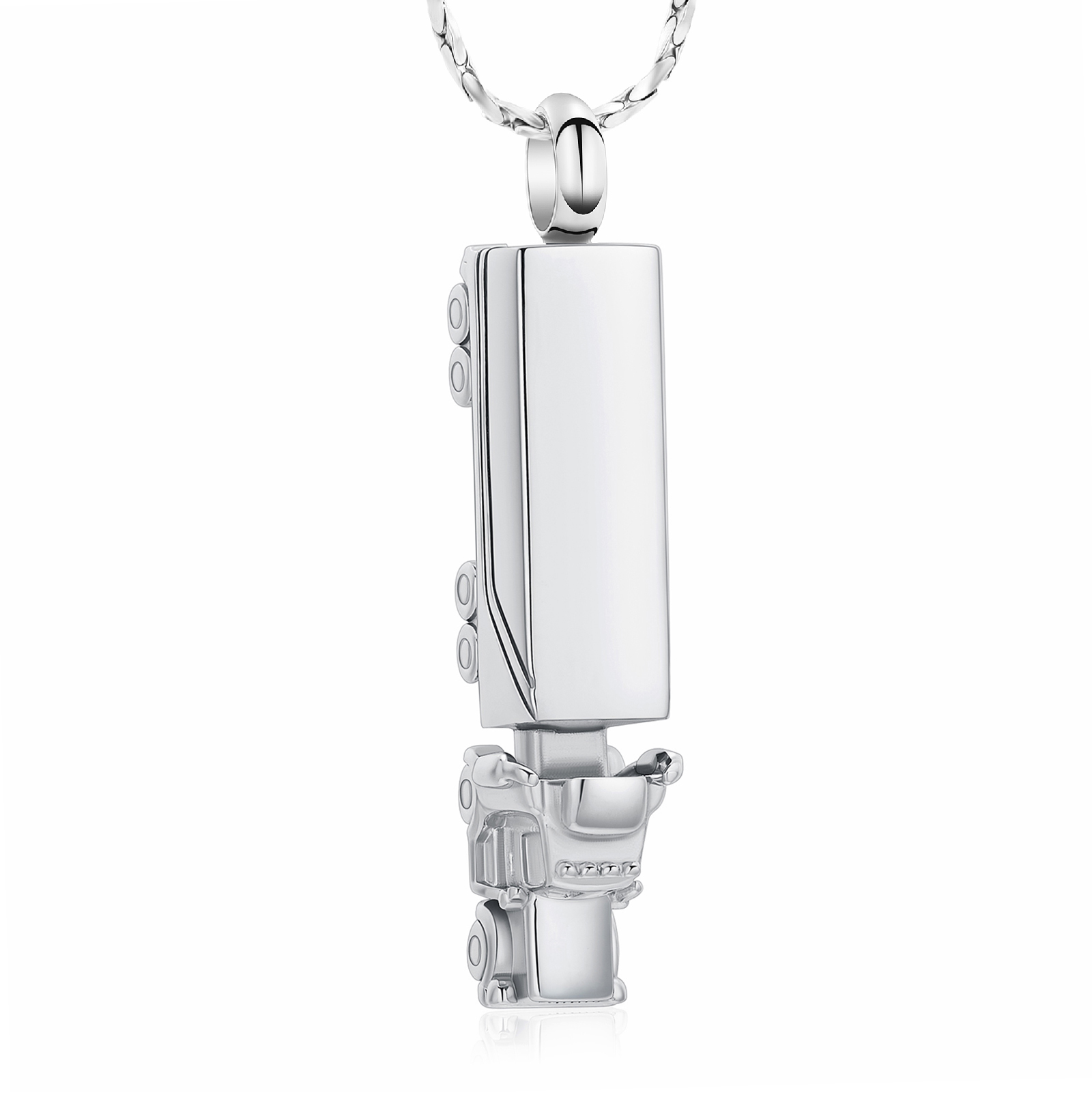 Truck Urn Pendant Cremation Jewelry for Ashes Holder Necklace Memorial Jewelry