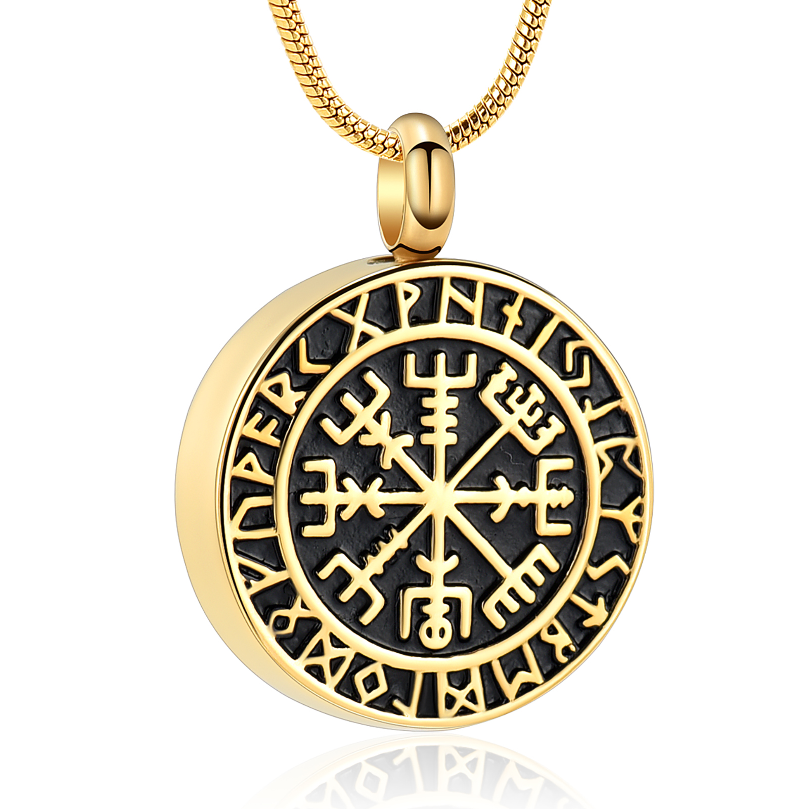 Vintage Style Stainless Steel Urn Pendant Memory Necklace Cremation Ashes Holder - Picture 7 of 14
