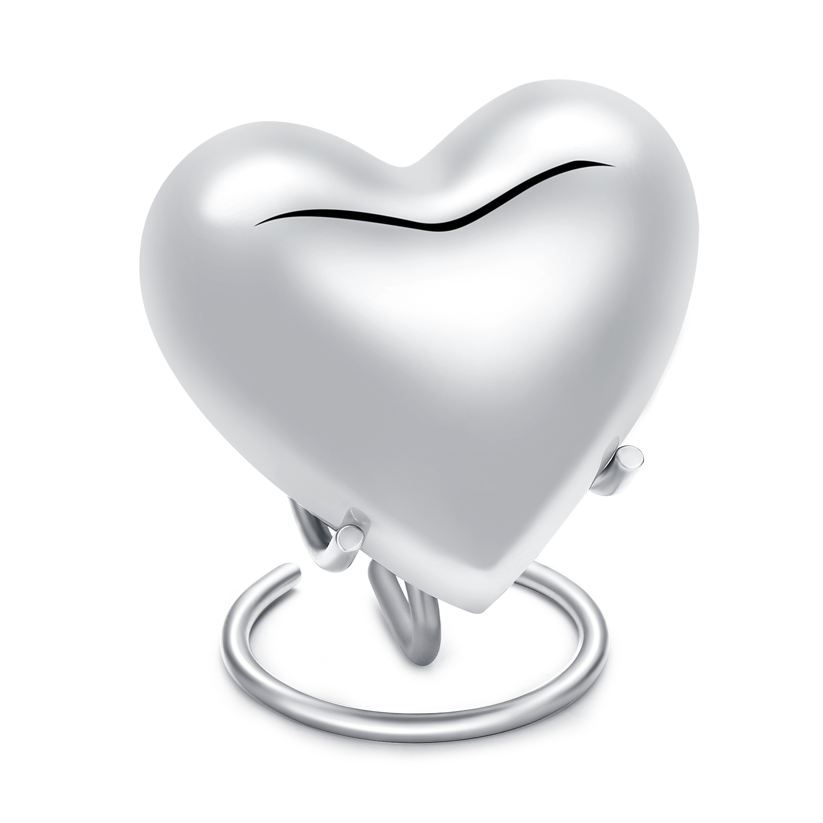 Palm Size Heart Urn for Cremation Ashes Ornament Home Decor Ashes Keepsake Heart