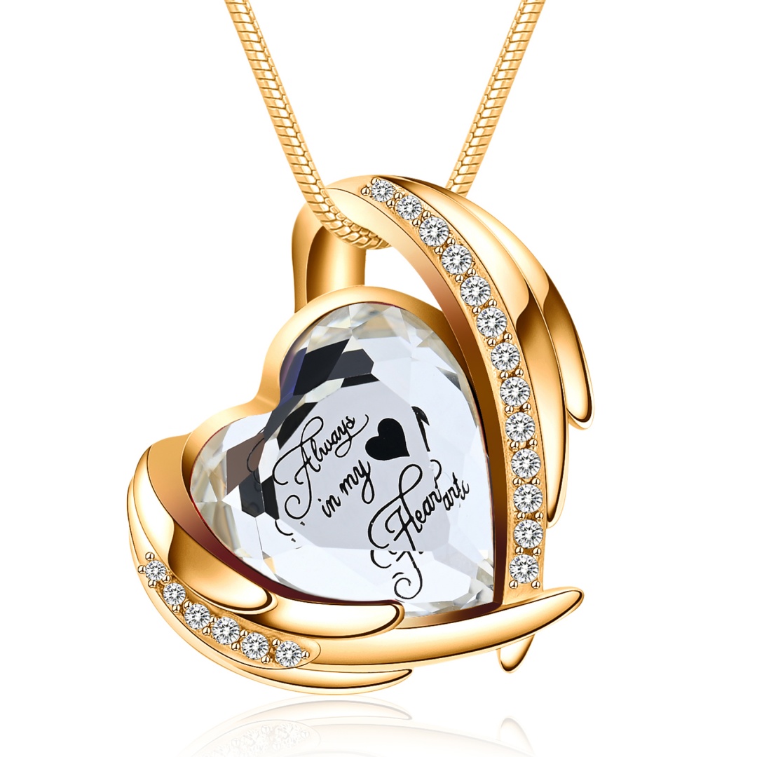 Heart Cremation Jewelry Birthstone Heart Urn Necklace for Ashes Memorial Pendant