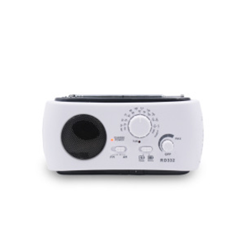 Manivela Solar Radio AM/FM Linterna LED Cargador de Teléfono de Emergencia Radio FM - Imagen 15 de 15