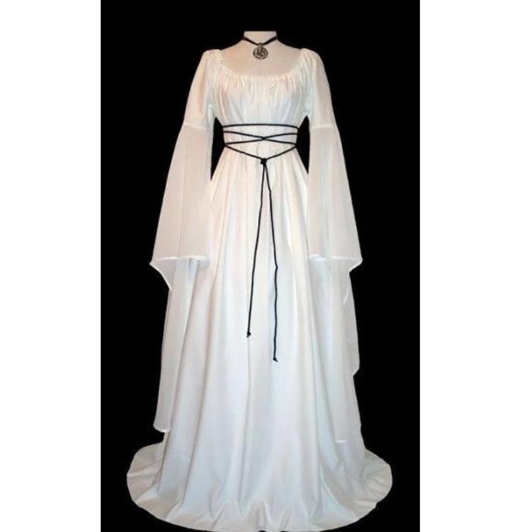 Renaissance Medieval Witch Fancy Dress Costume Gothic Women Victorian Gown - Picture 11 of 17