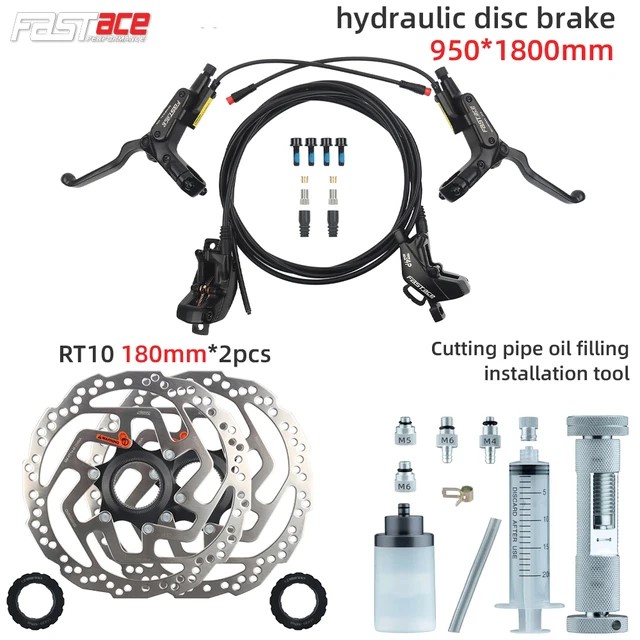 Fastace E-bike Hydraulic Disc Brake Electric Bicycle Power Off Brakes 4 Pistons