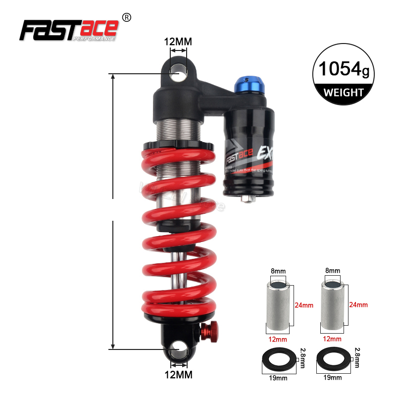 Fastace BDA53RC MTB Bike Downhill Rear Shock 190 200 210 220 240mm 550lbs 450lbs
