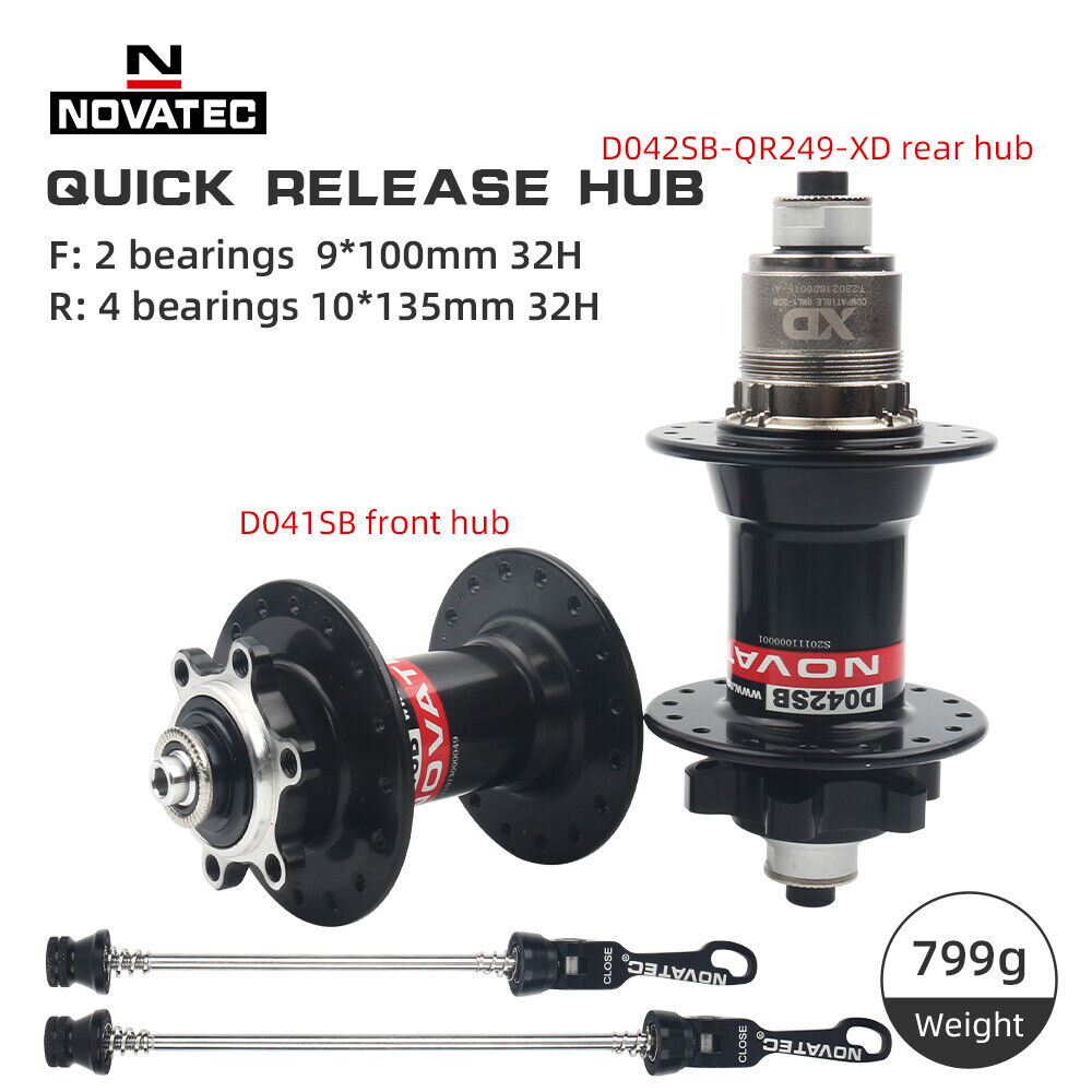 NOVATEC XD Hub 32 Holes MTB 12 Speed Axle Boost Quick Release XD Bike Hubs New