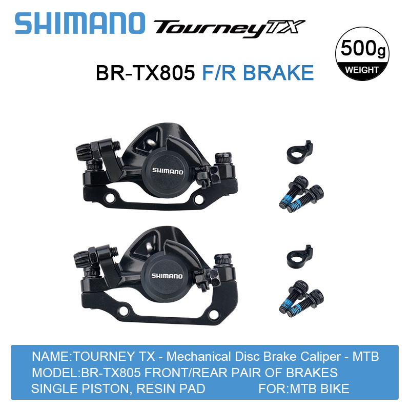 Pinza de freno de disco mecánica Shimano Tourney TX BR-TX805 BR-M375 RT26 rotor G3 - Imagen 19 de 19
