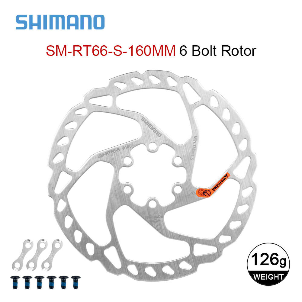 Shimano Bike Rotor Disc Brake Rotor 160mm 180mm CenterLock 6 bolts MTB Road Bike - Picture 13 of 24