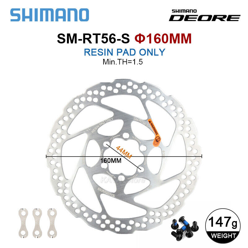 Shimano Bike Rotor Disc Brake Rotor 160mm 180mm CenterLock 6 bolts MTB Road Bike - Picture 15 of 24