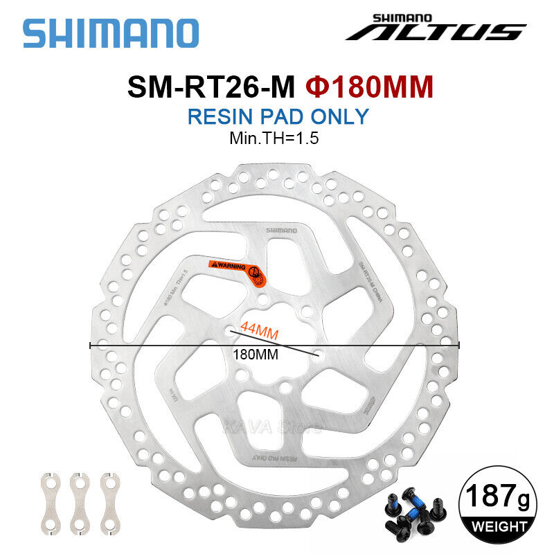 Shimano Bike Rotor Disc Brake Rotor 160mm 180mm CenterLock 6 bolts MTB Road Bike - Picture 18 of 24