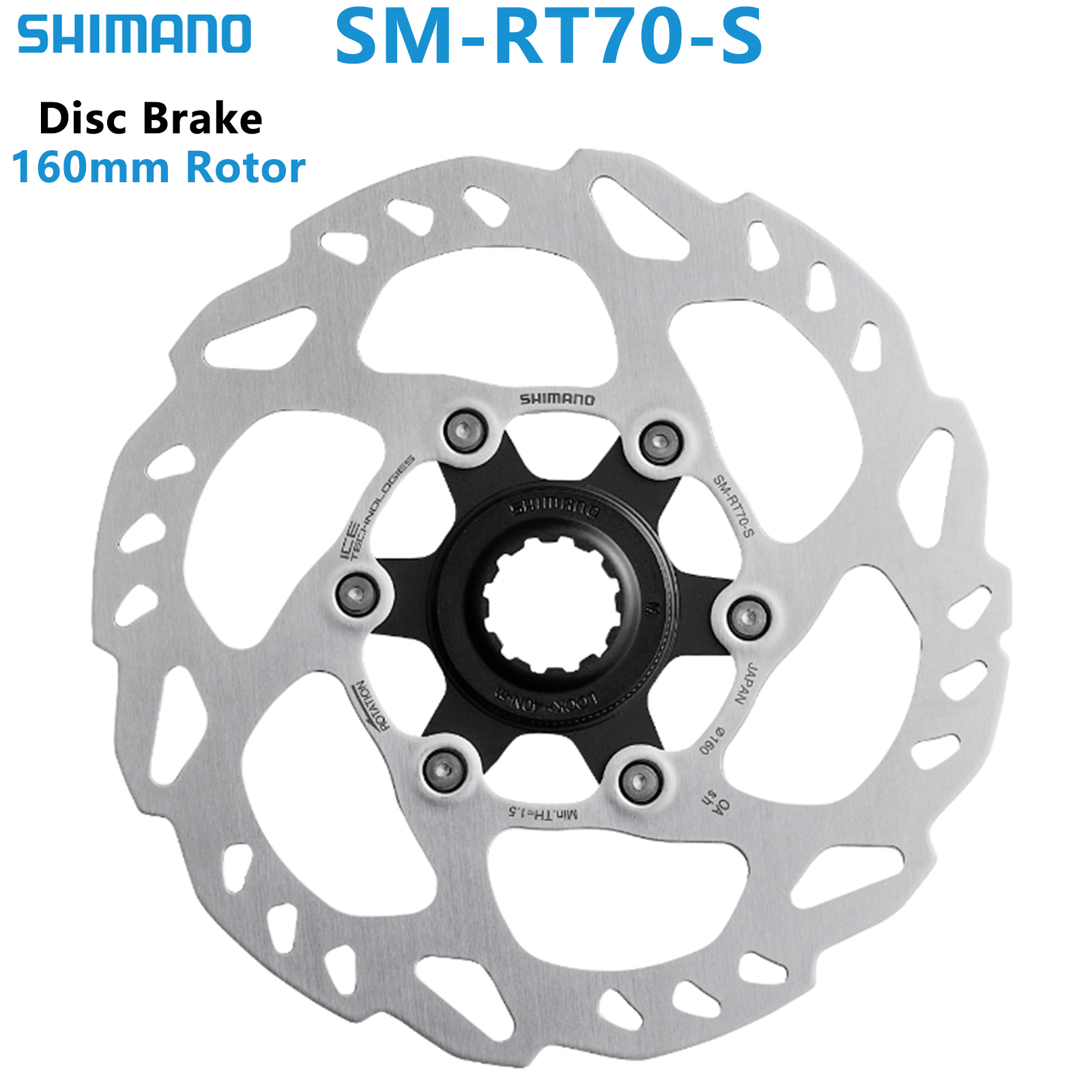 Shimano Bike Rotor Disc Brake Rotor 160mm 180mm CenterLock 6 bolts MTB Road Bike - Picture 23 of 24
