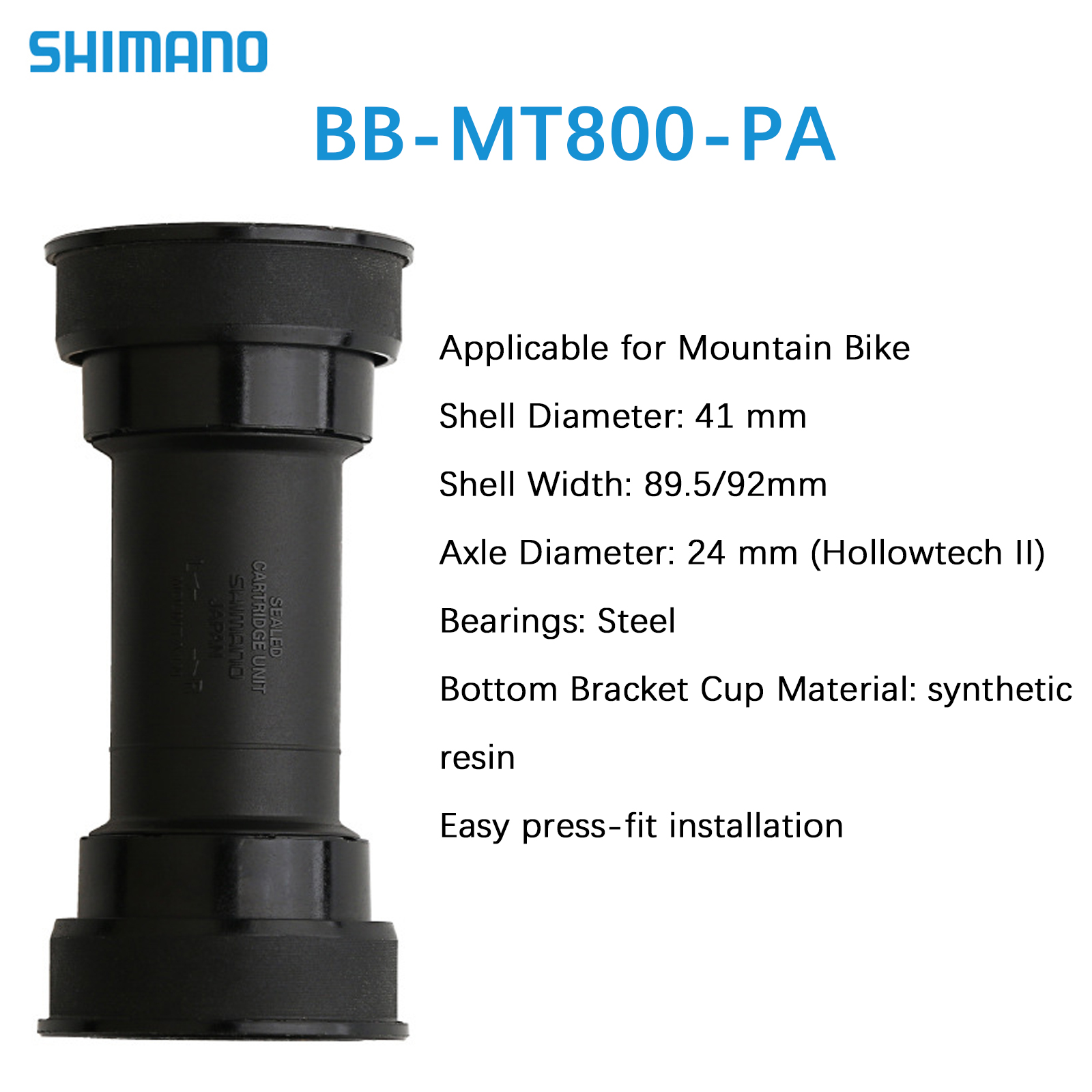 Shimano XT DEORE ULTEGRA TIAGRA Bottom Bracket HOLLOWTECH II Threaded Press Fit - Picture 25 of 34