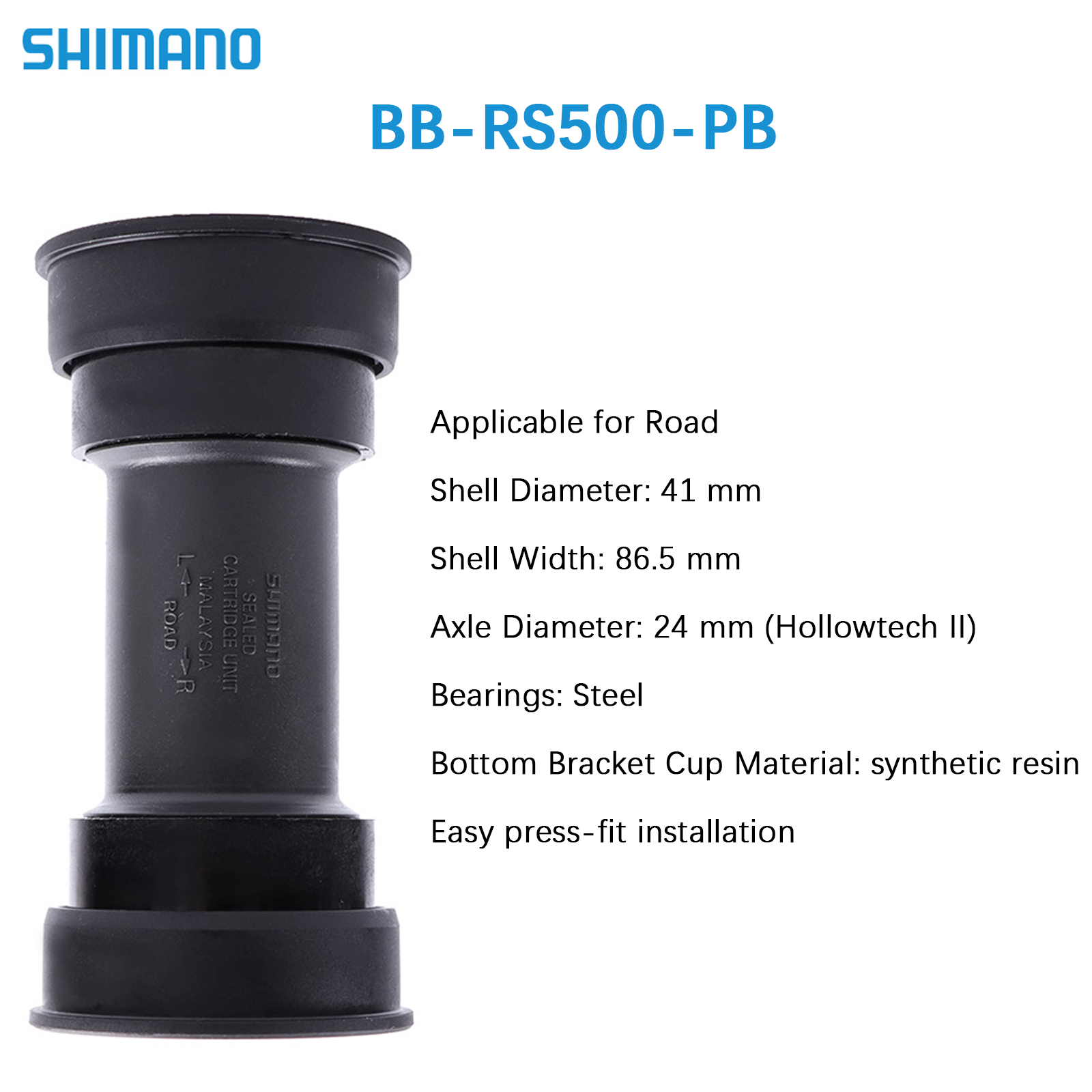 Shimano XT DEORE ULTEGRA TIAGRA Bottom Bracket HOLLOWTECH II Threaded Press Fit - Picture 33 of 34