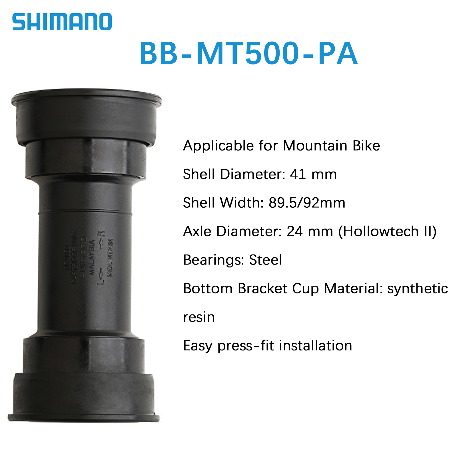 Shimano XT DEORE ULTEGRA TIAGRA Bottom Bracket HOLLOWTECH II Threaded Press Fit - Picture 22 of 34