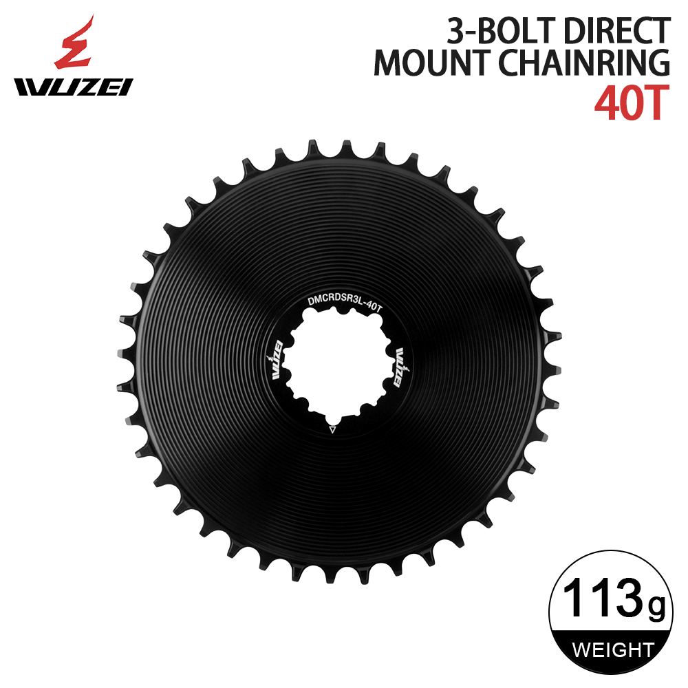 Bike Narrow Wide 3 Bolt Direct Mount Aero Chainring 40T-58T for SRAM Crank 8-12S