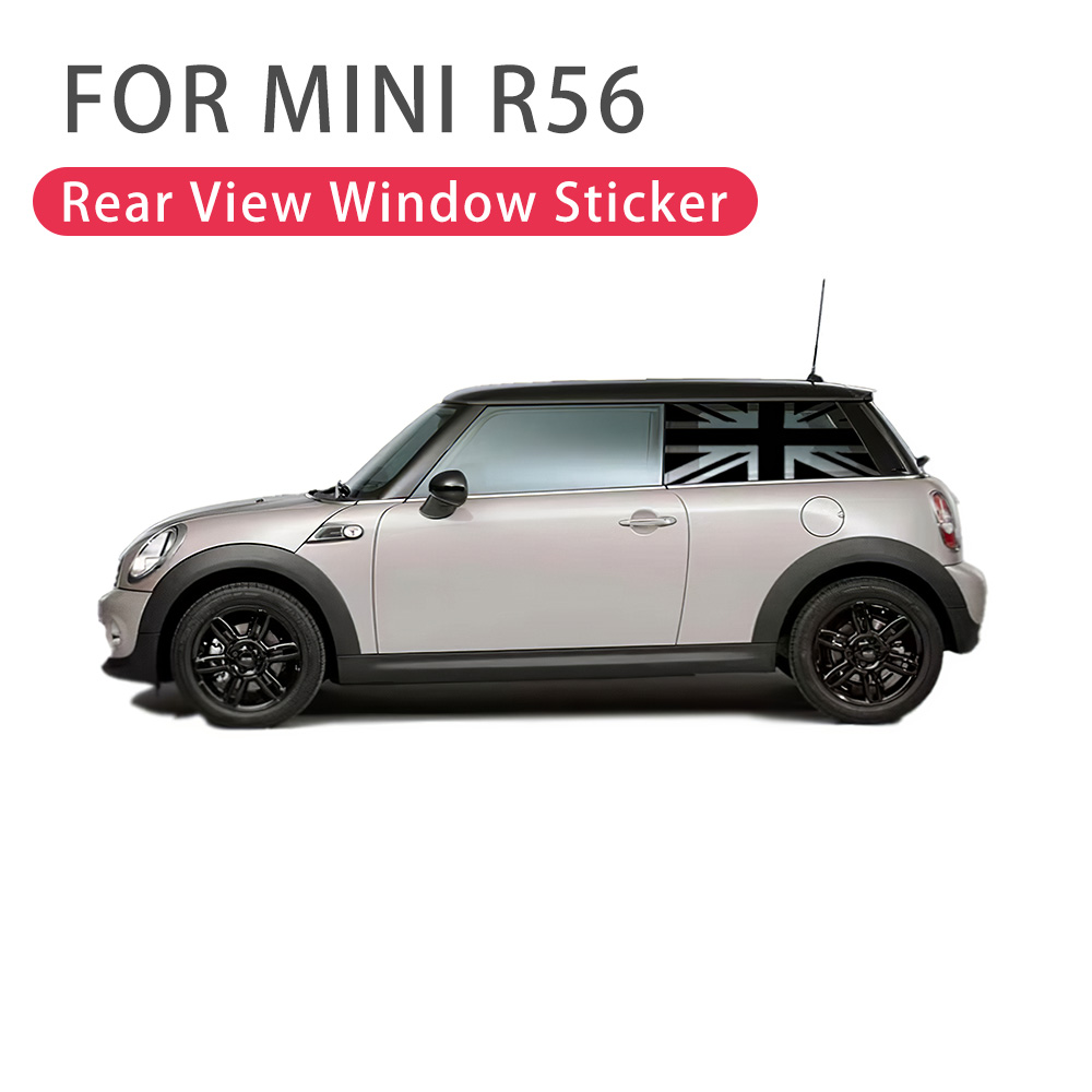 Calcomanía de vinilo para ventana de coche Mini Cooper Union Jack decoración exterior - Imagen 12 de 14