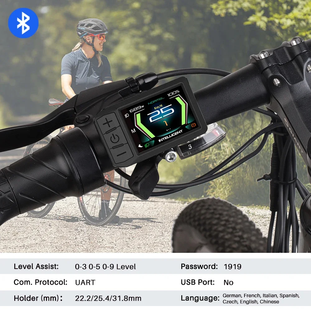 Bafang 600C Display UART Protocol With Bluetooth for Bafang BBS0102 BBSHD Motor