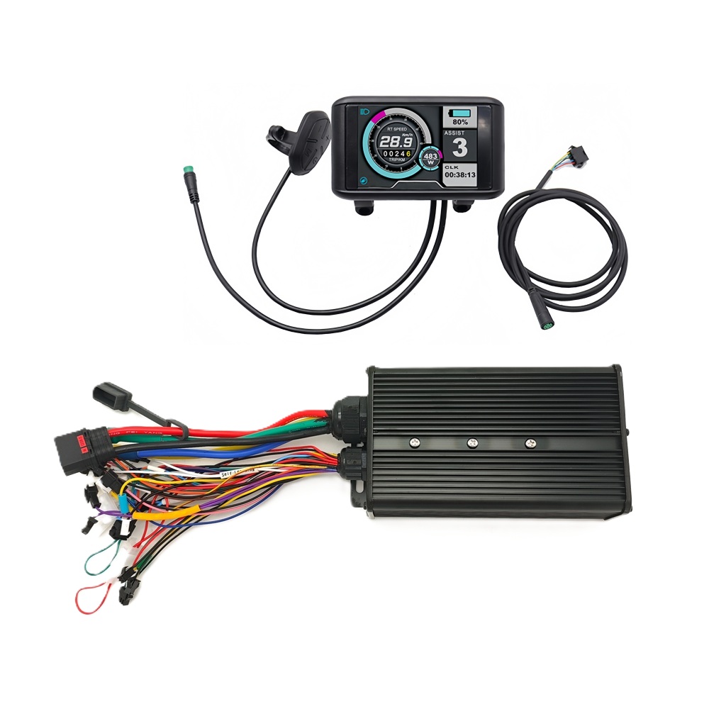 eBike 80A Sine Wave Controller 48V-72V 2600W-4000W with Color Display LCD - Picture 14 of 16