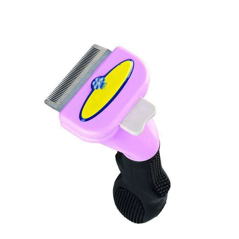 Pet Grooming Brush Deshedding Tool for Dogs & Cats Shedding Brush NEW
