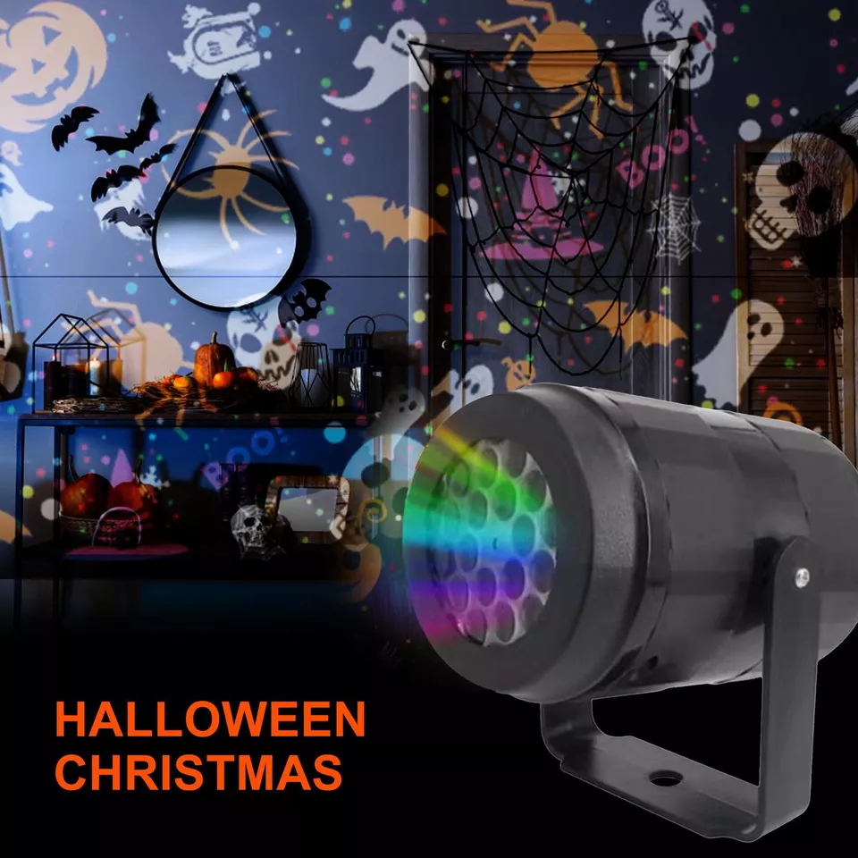 Christmas LED Laser Projector Lights Rotate Projection Lamp Indoor Outdoor Decor - Picture 18 of 45
