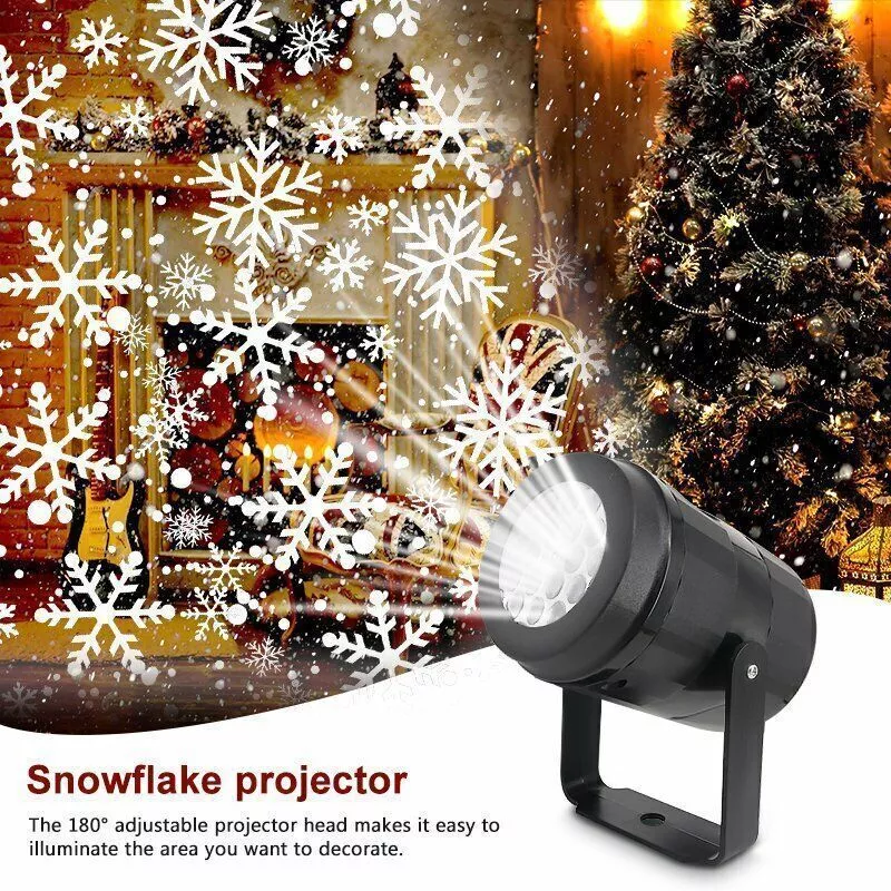 Christmas LED Laser Projector Lights Rotate Projection Lamp Indoor Outdoor Decor - Picture 19 of 45