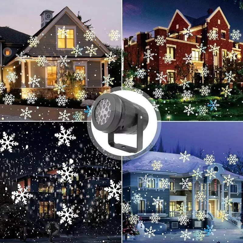 Christmas LED Laser Projector Lights Rotate Projection Lamp Indoor Outdoor Decor - Picture 21 of 45