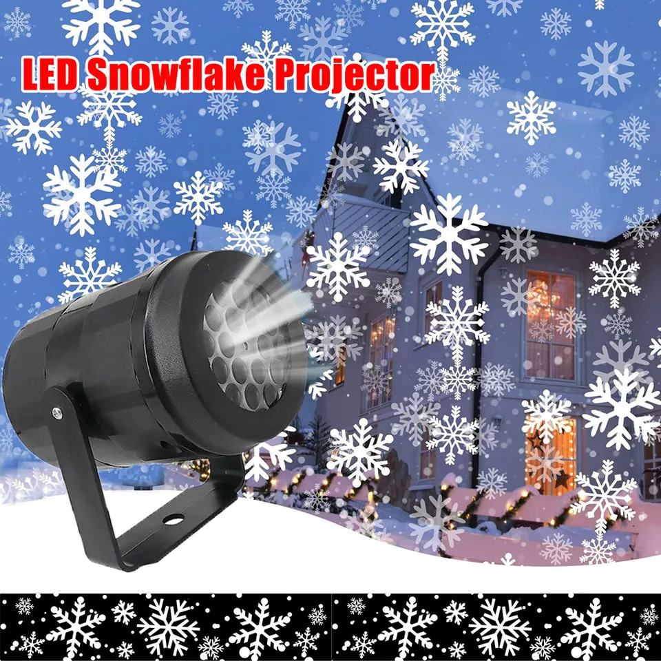 Christmas LED Laser Projector Lights Rotate Projection Lamp Indoor Outdoor Decor - Picture 20 of 45