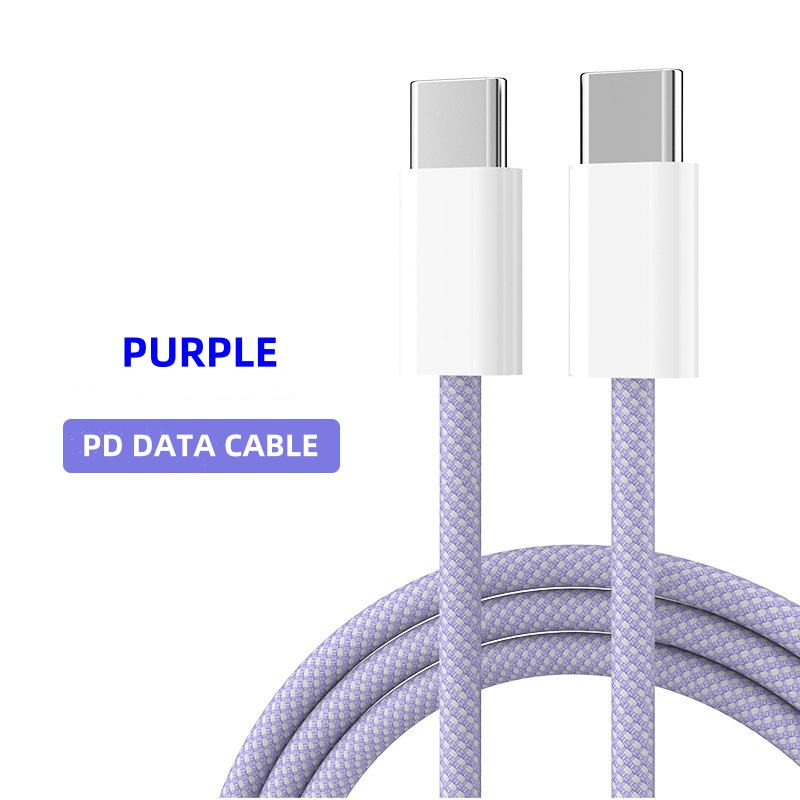 USB-C to USB C Type-C Fast Charging Data Fast Charger Cable Cord 3/6/10FT lot - Zdjęcie 18 z 20