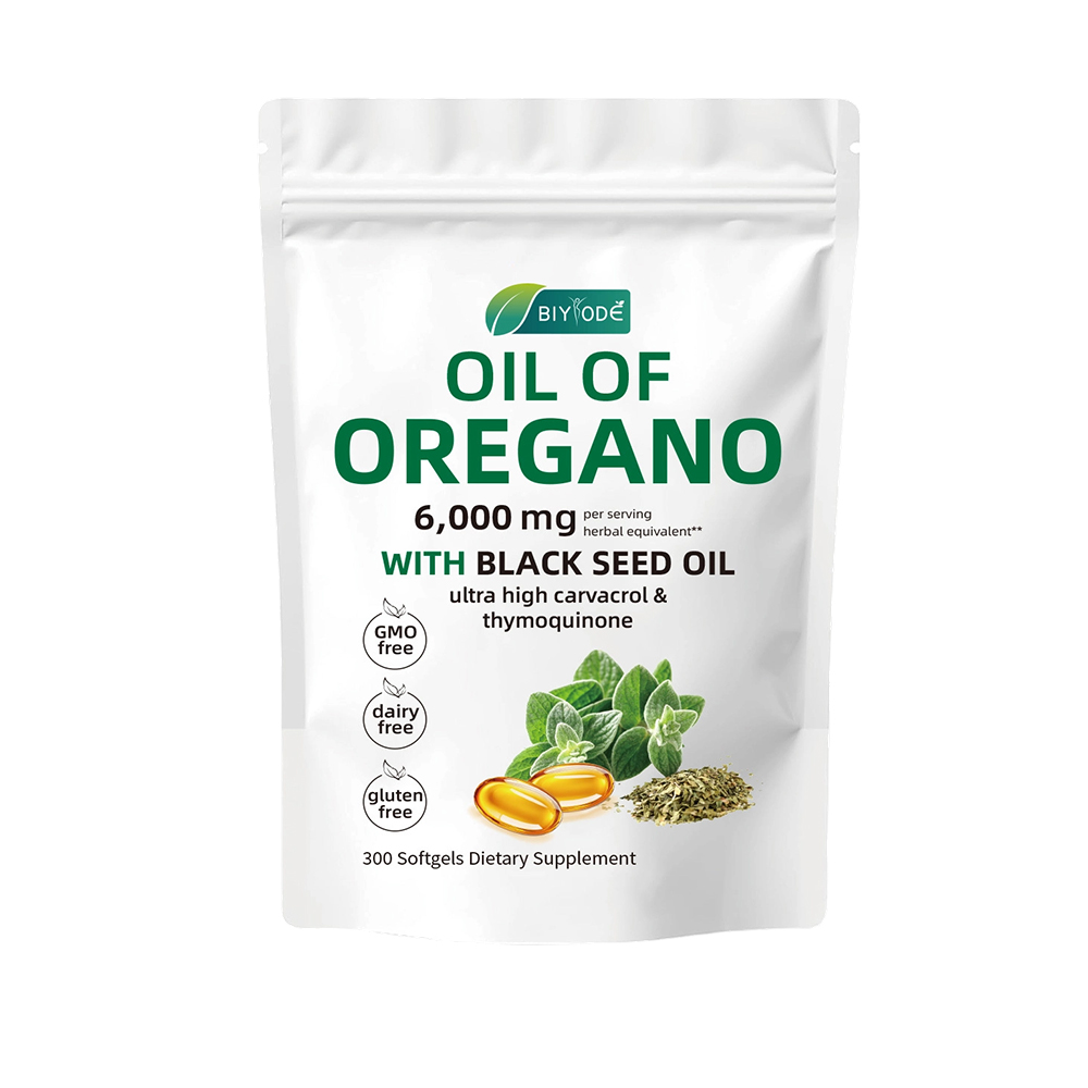 1-3pcs Oregano Oil Capsules 300 Count 1000mg Oil of Oregano with Black Seed oil