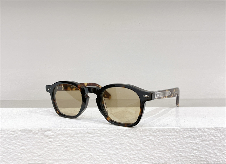 Caramel Frame Blue Lenses ZEPHIRIN Sunglasses JACQUES MARIE MAGE 44-25 Vacation# - Picture 28 of 39