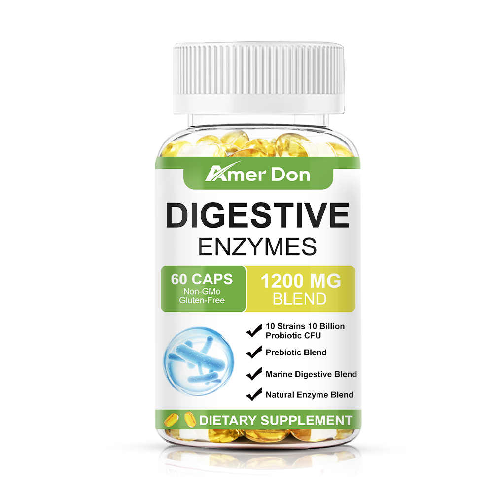 Digestive Enzymes Prebiotic & Probiotics, Gas, Constipation & Bloating Relief