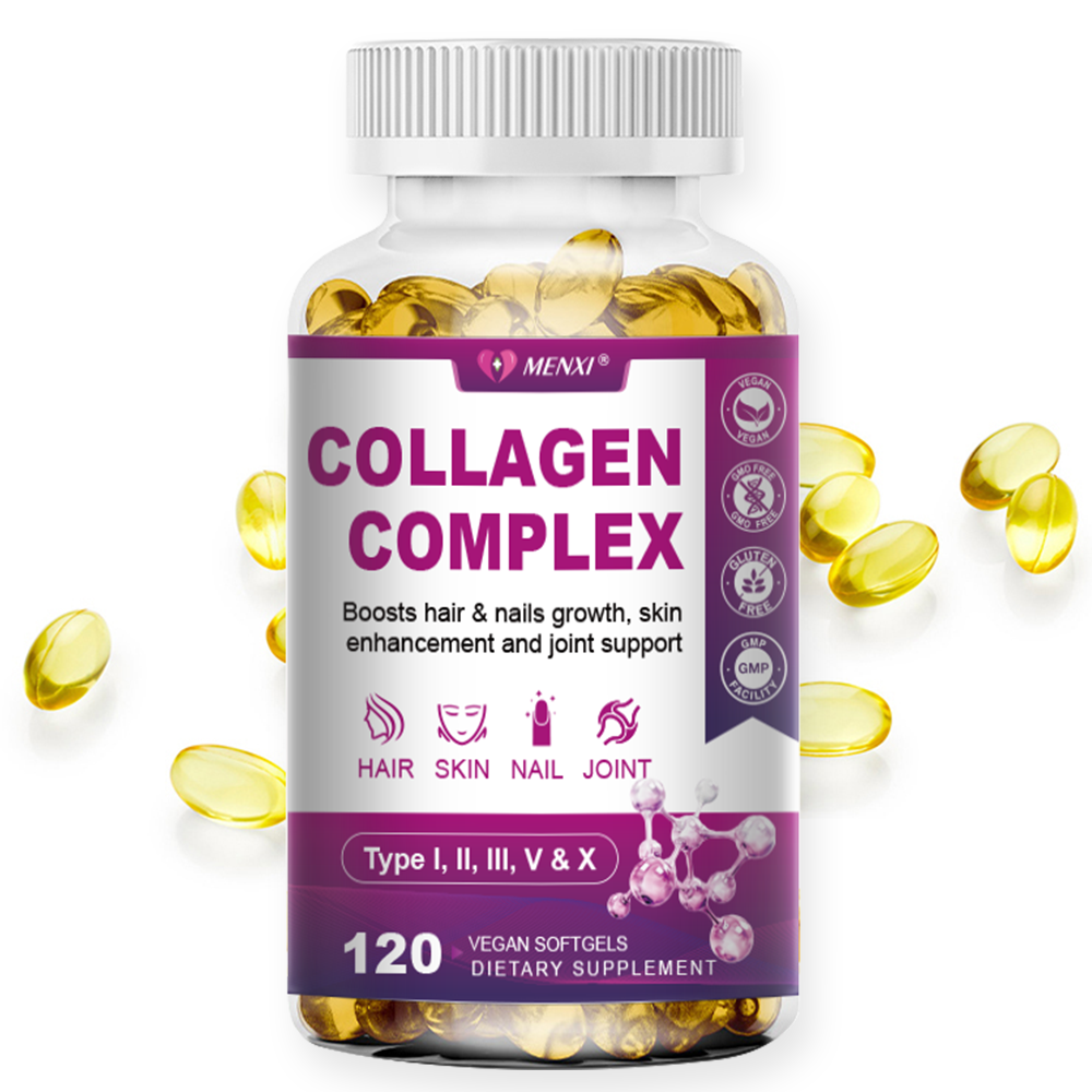 Collagen Peptides 2000mg – Type I, II, III, V, X – Premium Collagen Supplement