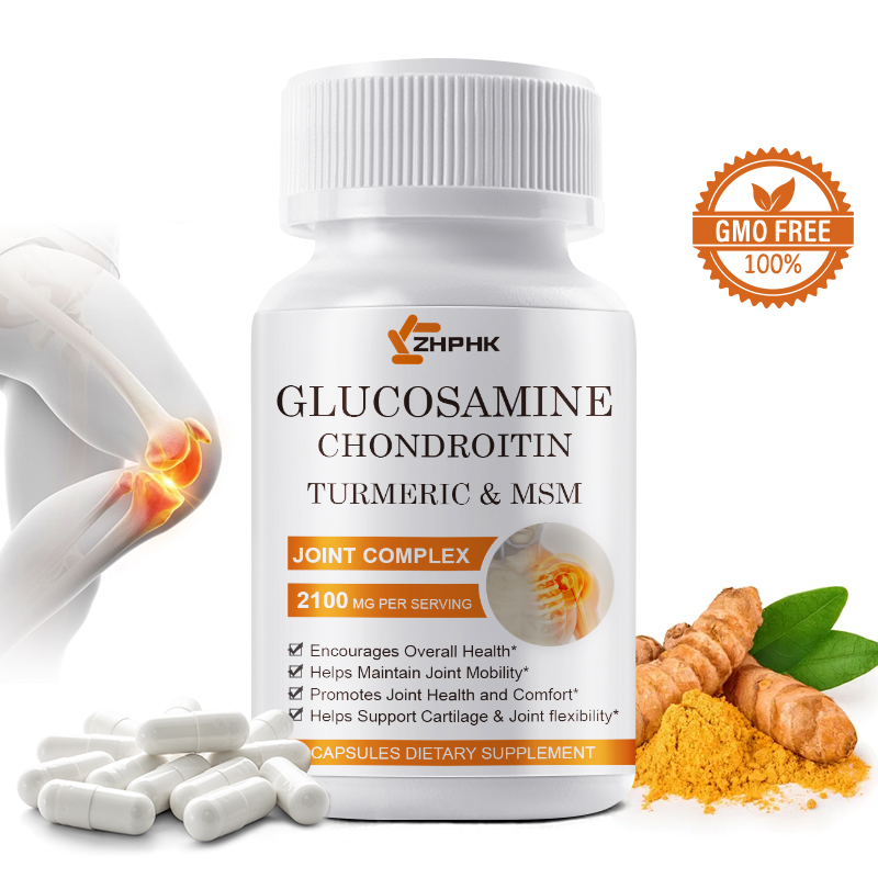 Glucosamine Chondroitin Turmeric & MSM CAPSULES – Bones Joint Support Pills