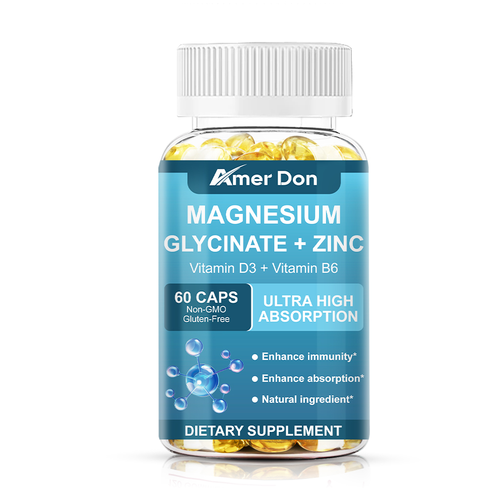 Magnesium Glycinate 500mg 60-240 Capsules for Calm, Stress, Sleep, Leg Cramp,