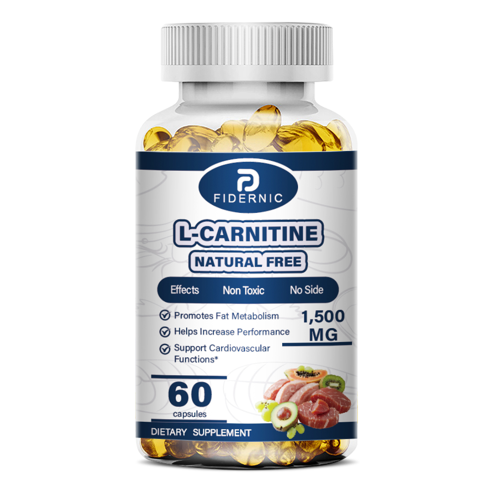 Acetyl L-Carnitine 1500mg, 60/120 Capsules – Non-GMO, Gluten Free, High Potency
