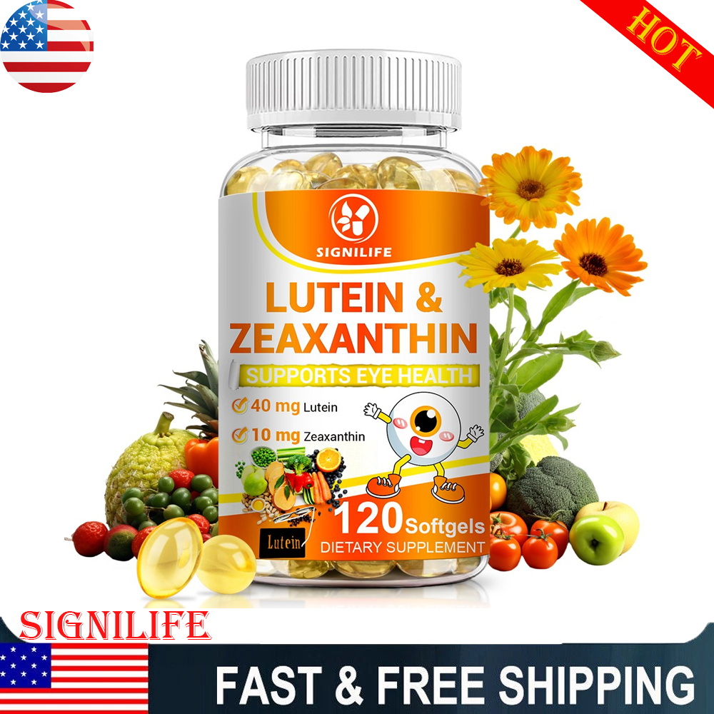 120 Capsules Lutein & Zeaxanthin 50mg Non-GMO Eye Health Support Vitamins-