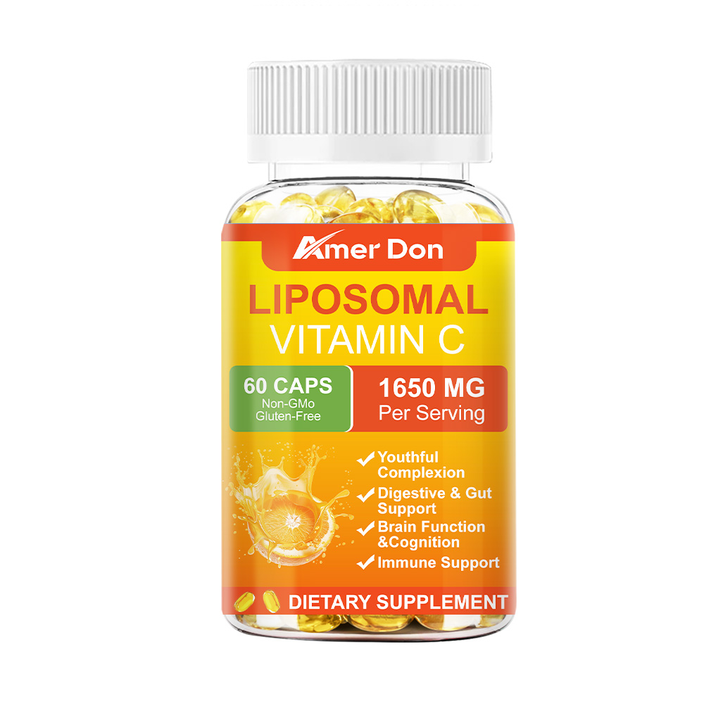 Pure Liposomal Vitamin C 1650Mg – 60/120 Capsules – High Absorption Immune Suppo