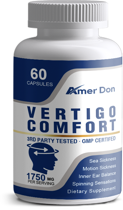 Vertigo Relief 60/120 Capsules – Dizziness Relief, Drowsy Motion Sickness Relief