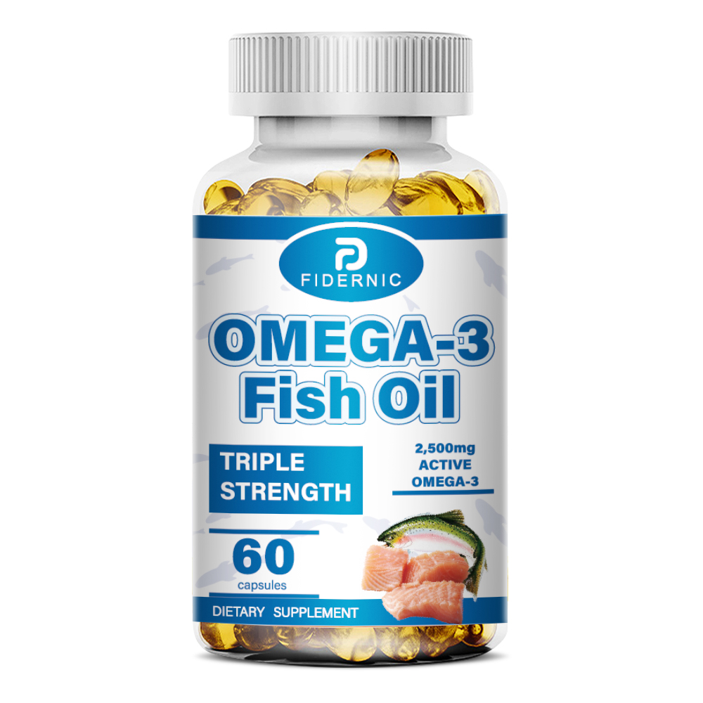 3600mg Omega 3 Fish Oil Capsules 3x Strength EPA & DHA, Highest Potency, NEW