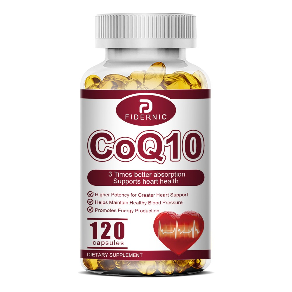 1-4 Bottles High Absorption CoQ10 Supplement , Maintain Healthy Blood Pressure