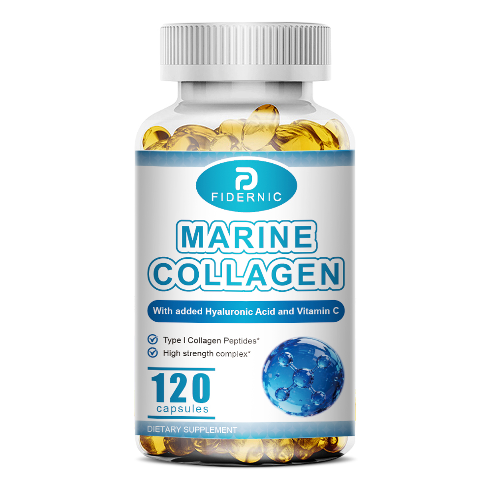 1-4 bottles ofMarine Collagen 1300mg With added Hyaluronic Acid and Vitamin C