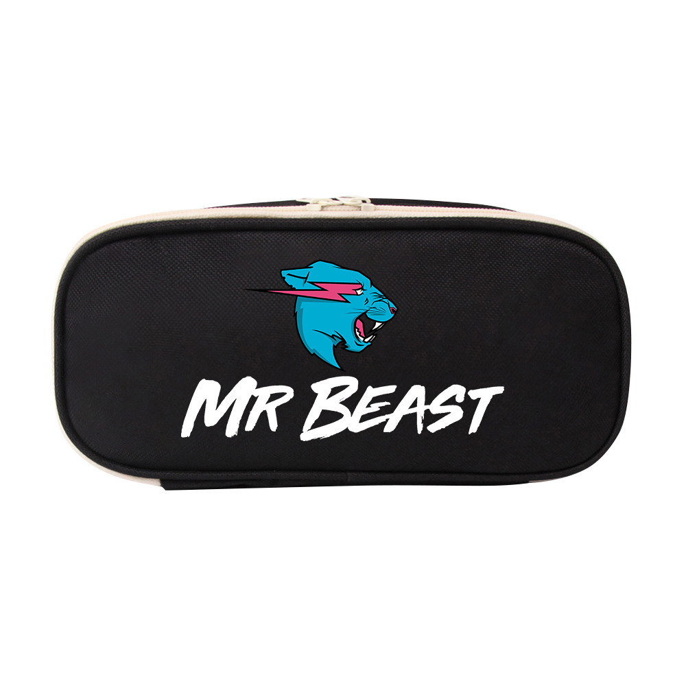 Kids Mr Beast Large Capacity Backpack Laptop Bags Lightweight Rucksack Causal - Picture 25 of 25