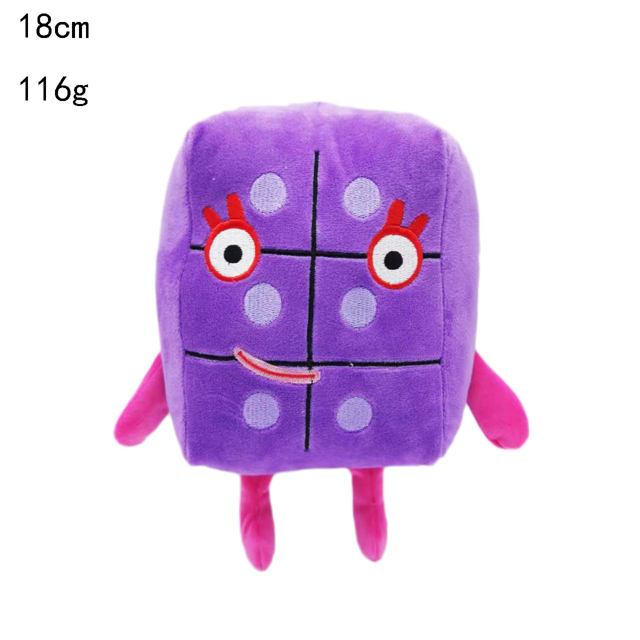 Numberblocks Plush Toy Educational Soft Stuffed Number Blocks Dolls Kids Gift