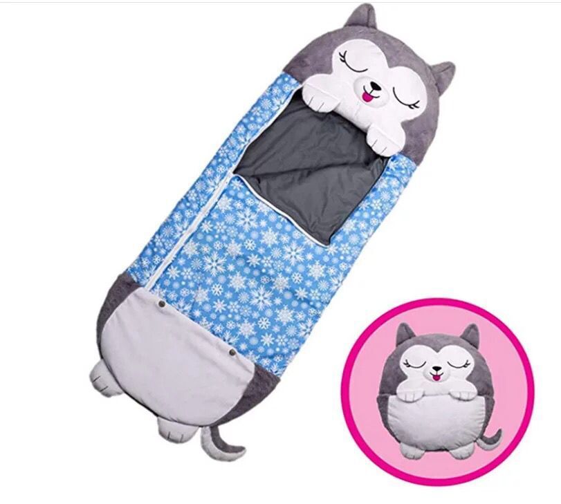 Sleeping Bag Happy Napping Napper Kid FUNNY Pillow Warm Camping Unicorn Gift NEW - Picture 29 of 29