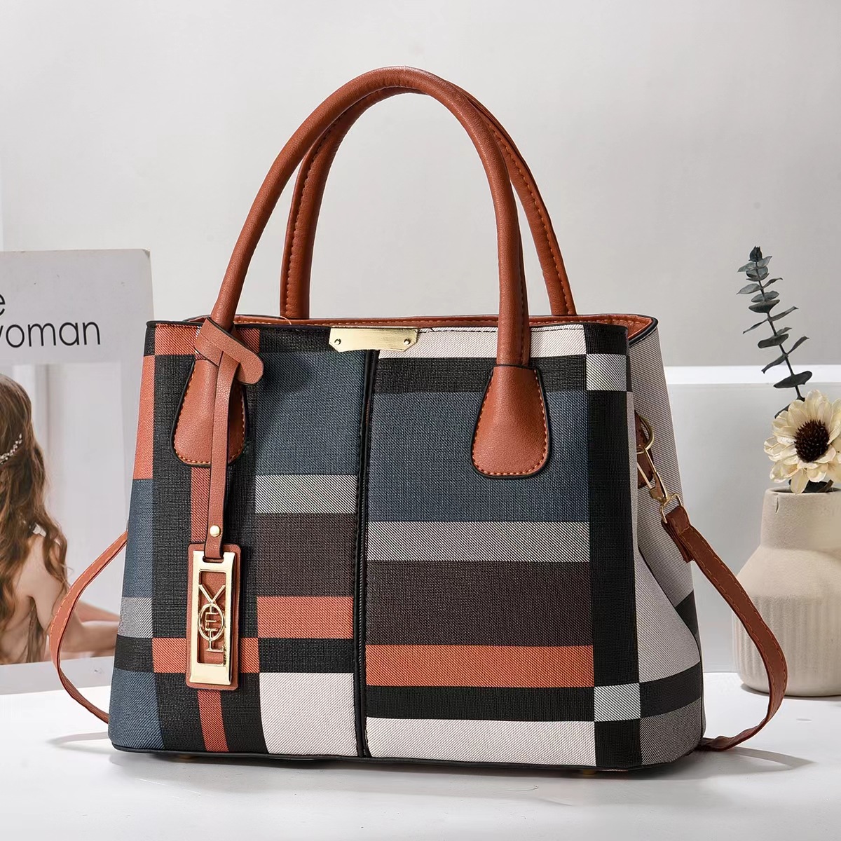 Ladies Handbags Designer Shoulder Tote Bag Women Purse Crossbody Leather Handbag