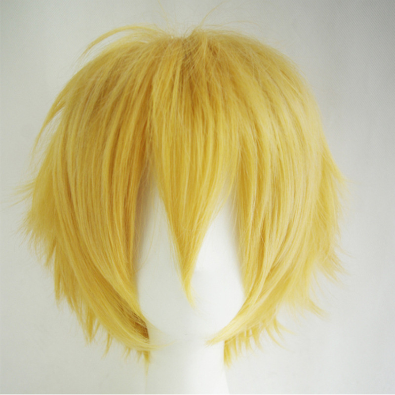 Anime Short Wig Party Straight Hair Cosplay Full Wigs New Cosplay Wig Women Men - Picture 13 of 23