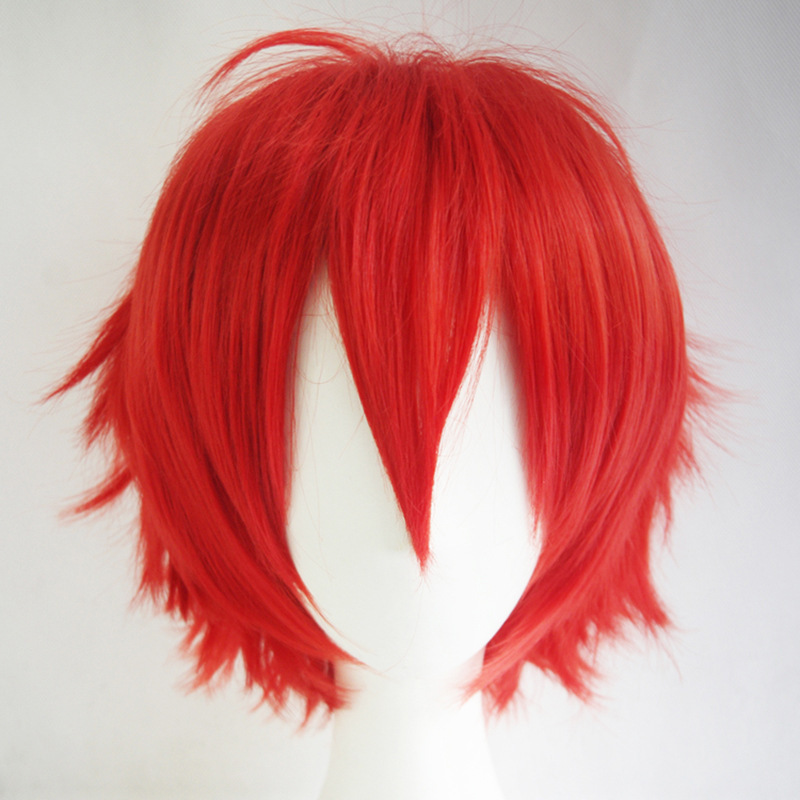 Anime Short Wig Party Straight Hair Cosplay Full Wigs New Cosplay Wig Women Men - Picture 16 of 23