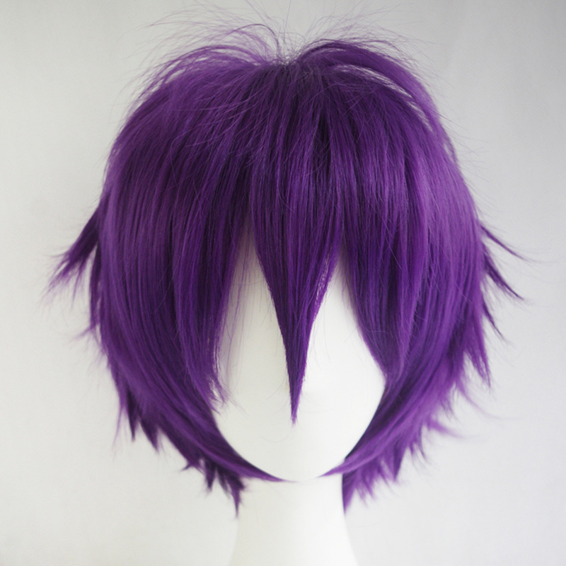 Anime Short Wig Party Straight Hair Cosplay Full Wigs New Cosplay Wig Women Men - Picture 22 of 23