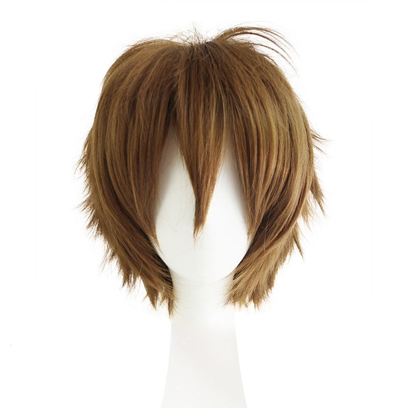 Anime Short Wig Party Straight Hair Cosplay Full Wigs New Cosplay Wig Women Men - Picture 21 of 23
