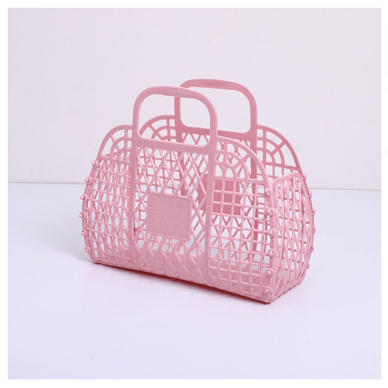 Jelly Tote Bright Jelly Bags Reusable Gift Basket Girls Beach Bag Jelly Purse